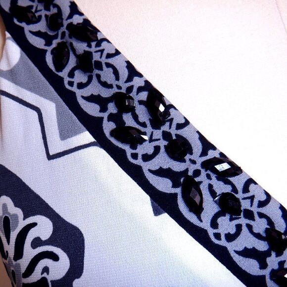 Haley Bob black/white gems maxi dress - Picture 2 of 4